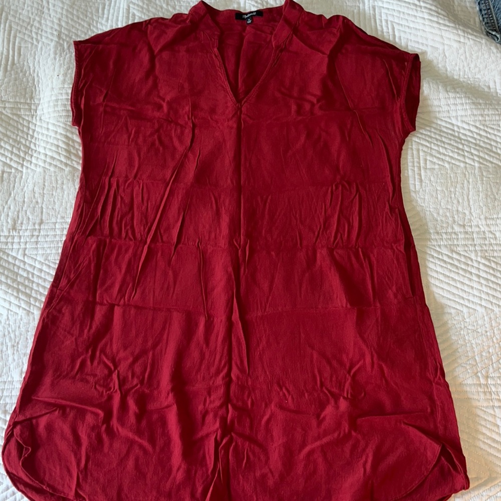 Red Madewell dress